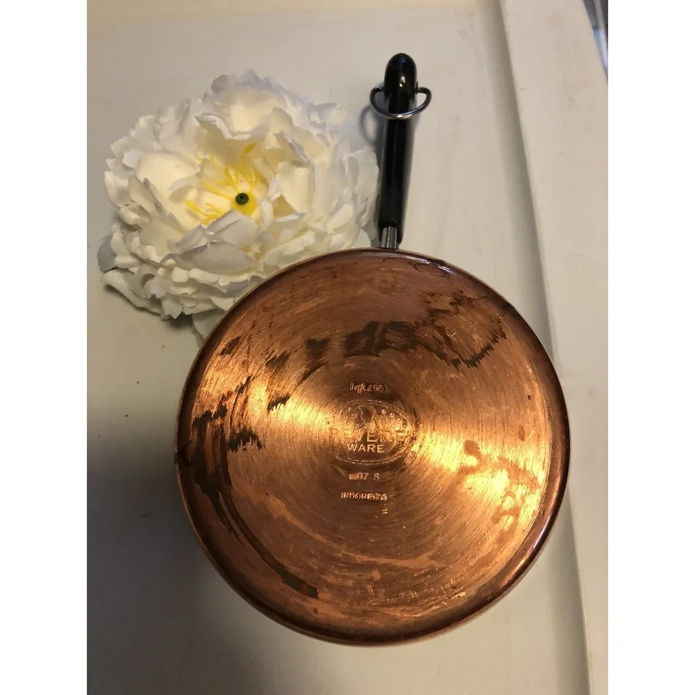 Revere Ware Copper Bottom 1 Quart Sauce Pan No Lid